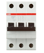 картинка Автоматический выключатель 3-полюсный SH203L 3P C 50А 6kA ABB от интернет-магазина К1-СТРОЙ