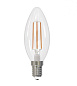 Лампа светодиодная диммируемая LED-C35-9W-3000K-E14-CL-DIM GLA01TR Uniel