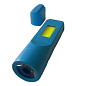 Фонарь аккумуляторный  2 Led USB пластик NEW