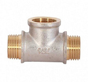 картинка Тройник 1/2" ш/ш/г никелированный, Wm*T1/2M*M*F WaterMark от интернет-магазина К1-СТРОЙ