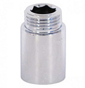 картинка Удлинитель 1/2" х 25 мм (хром.), Wm*S1/2F*1/2M-20 WaterMark от интернет-магазина К1-СТРОЙ