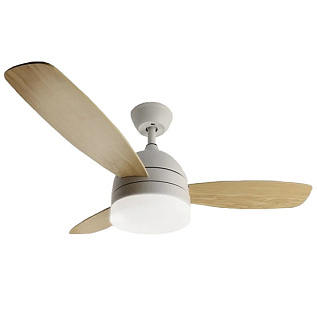 картинка Светильник с вентилятором FAN WOOD Estares 48w+55w, белый от интернет-магазина К1-СТРОЙ