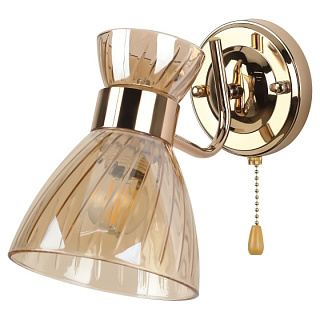 картинка Бра светильник настенный с выключателем 1хЕ27 60Вт модерн 9183-401 Rivoli Victoria от интернет-магазина К1-СТРОЙ