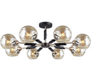 картинка Светильник потолочный IL9474-8CSQ-79 BK AB ILLUMICO от интернет-магазина К1-СТРОЙ