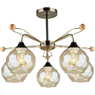 картинка Светильник потолочный 02018-0.3-05 AB+BK Reluce от интернет-магазина К1-СТРОЙ