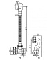 Сифон для ванны автомат пластик, F68-2 FRAP
