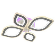 картинка Люстра светодиодная управляемая Estares OVAL DOUBLE RGB 60W от интернет-магазина К1-СТРОЙ