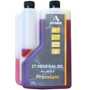 картинка Масло минеральное для 2-тактных двигателей API TC 1л дозаторная канистра AYGER от интернет-магазина К1-СТРОЙ