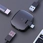 Type-C хаб USB-C на 3 USB 2.0 конвертер HB1 HOCO