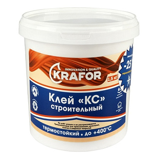 картинка Клей универсальный КС 1.5 кг KRAFOR от интернет-магазина К1-СТРОЙ