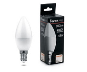 картинка Лампа светодиодная свеча LB-1307 7,5W E14 4000k Feron.PRO+OSRAM от интернет-магазина К1-СТРОЙ