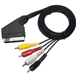 картинка Шнур SCART х 3/4 RCA 1.5 м REXANT от интернет-магазина К1-СТРОЙ