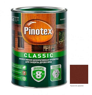 картинка Антисептик для дерева красное дерево 1л CLASSIC NW PINOTEX  от интернет-магазина К1-СТРОЙ