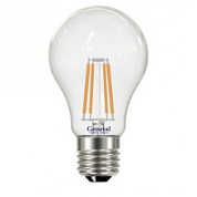 картинка Лампа светодиодная A-60 13W E27 2700K GENERAL ECO FILAMENT  от интернет-магазина К1-СТРОЙ