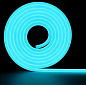 Светодиодная лента неоновая 12В 9.6Вт на 1м 5м гибкий бирюзовый