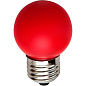 Лампа светодиодная красная 1W 230V E27 LB-37 25116 Feron