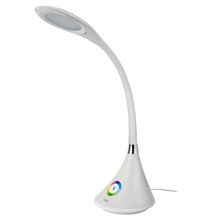картинка Светильник настольный с подсветкой GLTL-038-1 8 вт 520 лм RGB белый 800038 General от интернет-магазина К1-СТРОЙ