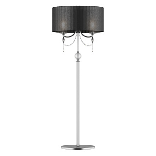 картинка 725727*** (ML500010-2) ! 2 КОР! Торшер PARALUME 2х40W E14 ЧЕРНЫЙ (в комплекте) от интернет-магазина К1-СТРОЙ