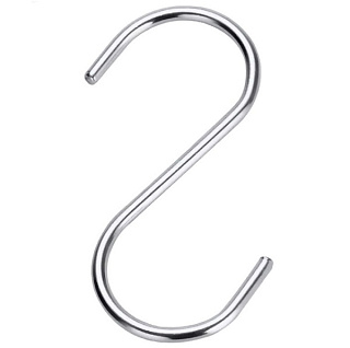 картинка Крючок S-образный хромированный 55мм от интернет-магазина К1-СТРОЙ