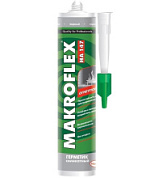 картинка Герметик силикатный огнеупорный черный НА147 0,3л 1327282 МАКРОФЛЕКС от интернет-магазина К1-СТРОЙ