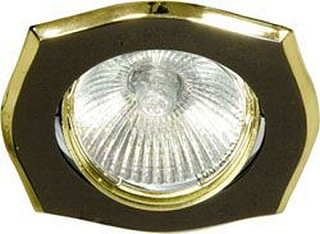 картинка Светильник потолочный A246 MR16 G5.3 черный-золото FERON от интернет-магазина К1-СТРОЙ