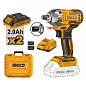 Аккумуляторный ударный гайковерт BL 20В 300Hm 1/2 SUPER CIWLI2038 INGCO