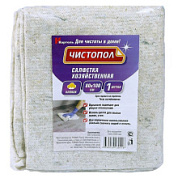 картинка Салфетка хозяйственная 80x100 см белая ЧИСТОПОЛ от интернет-магазина К1-СТРОЙ