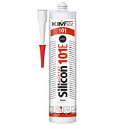 картинка Герметик силиконовый 101Е черный 280 мл 02-01-44 11613380 KIM TEC от интернет-магазина К1-СТРОЙ