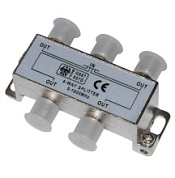 картинка Делитель ТВ х 4 под F разъём 5-1000 МГц 05-6023 Rexant от интернет-магазина К1-СТРОЙ