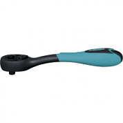 картинка Ключ-трещотка 1/4, 72 зуба, Comfort, с быстрым сбросом, CrV, двухкомпонентная рукоятка Gross от интернет-магазина К1-СТРОЙ