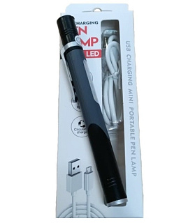 Фонарь ручной аккумуляторный micro usb 0825