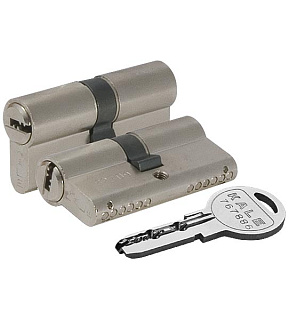 картинка Цилиндровый механизм 164 SN/70 30+10+30 mm никель 5 ключей KALE KILIT от интернет-магазина К1-СТРОЙ