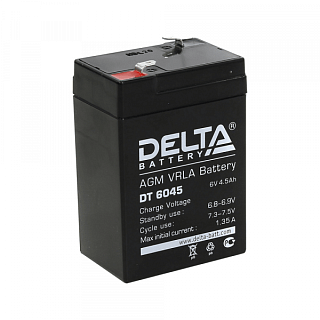 картинка Аккумуляторная батарея 6045 6V/4.5Ah Delta DT GoPower от интернет-магазина К1-СТРОЙ