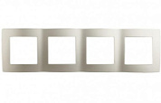 картинка Рамка на 4 поста,12-5004-15 перламутр ЭРА от интернет-магазина К1-СТРОЙ