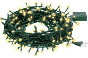 картинка Гирлянда светодиодная теплый, 400L зеленый шнур 14м от интернет-магазина К1-СТРОЙ