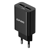 картинка USB-1 Адаптер 2.4A EX-Z1418/1419 Exployd от интернет-магазина К1-СТРОЙ