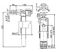 Комплект арматуры боковой, 1/2" SA2000 1/2" Alca PLAST