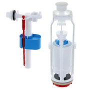 картинка Набор с боковой подводкой 1/2", с пластиковым штуцером, кнопка белая эконом, WC6050 АНИ ПЛАСТ от интернет-магазина К1-СТРОЙ