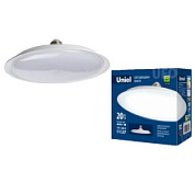 картинка Лампа светодиодная LED-U165-20W/6500K/E27/FR PLU01WH Uniel от интернет-магазина К1-СТРОЙ