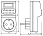 Розетка с таймером (недельная) 3500W/16A 230V, 61925(TM22)