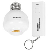 картинка Умный цоколь для дистанционного управления освещением RX-15 с пультом 11-9033 REXANT от интернет-магазина К1-СТРОЙ