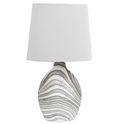 картинка Настольная лампа керамика белое дерево 7072-502 1 * Е14 40 Вт Rivoli Chimera от интернет-магазина К1-СТРОЙ