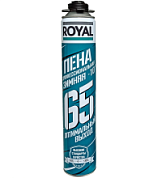 картинка Пена монтажная профессиональная оптимальный выход 770 ml Royal от интернет-магазина К1-СТРОЙ