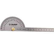 картинка Транспортир из нержавеющей стали, 34292 Зубр "ЭКСПЕРТ" от интернет-магазина К1-СТРОЙ