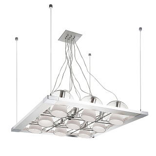 картинка Подвес Lightstar PALLA 9х40W E14, хром/прозрачный от интернет-магазина К1-СТРОЙ