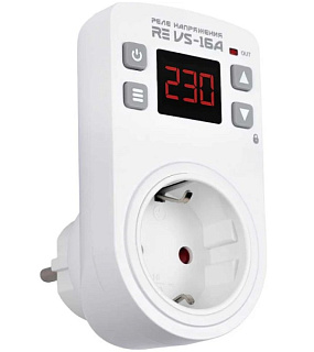 картинка Реле напряжения в розетку RE VS-16A 46-381 ROSTOKELECTRO от интернет-магазина К1-СТРОЙ