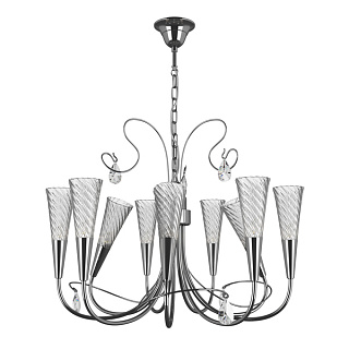 картинка 711094*** (SD1105/9)  Люстра AEREO 9х25W G9 CHROME (в комплекте) от интернет-магазина К1-СТРОЙ
