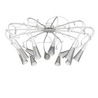 картинка 711120 (SX1105/12)  Люстра AEREO 12х25W G9 WHITE (в комплекте) от интернет-магазина К1-СТРОЙ