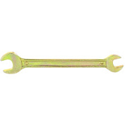 картинка Ключ рожковый, 12 х 13 мм, желтый цинк Сибртех от интернет-магазина К1-СТРОЙ