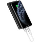 Кабель USB U87 Cool 2-in-1 silicone charging cable for Lightning+Type-C, 0.2м, белый Hoco